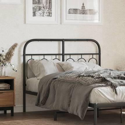 udskiftningsgavl 120 cm metal sort