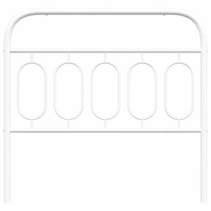 udskiftningsgavl 107 cm metal hvid