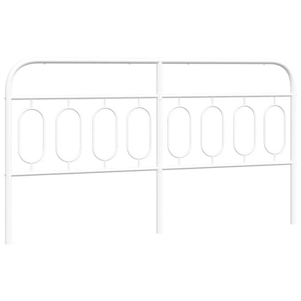 udskiftningsgavl 160 cm metal hvid