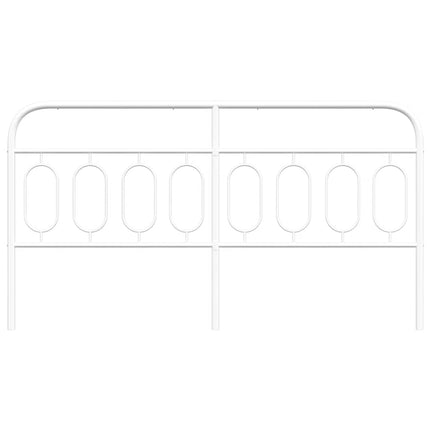 udskiftningsgavl 160 cm metal hvid