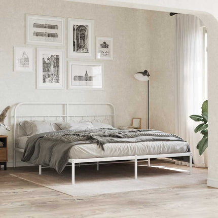 udskiftningsgavl 183 cm metal hvid