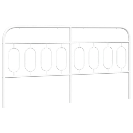 udskiftningsgavl 193 cm metal hvid
