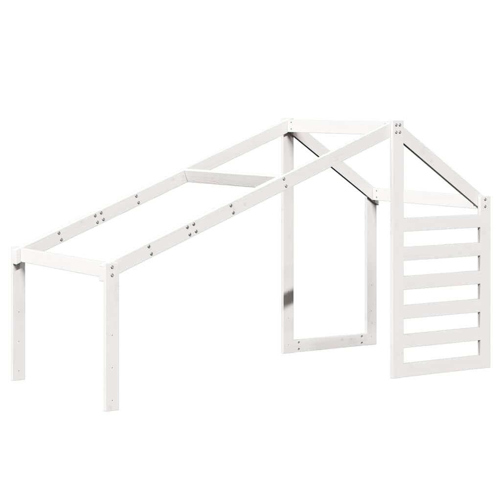 stel til husseng 198x87x113 cm massivt fyrretræ hvid