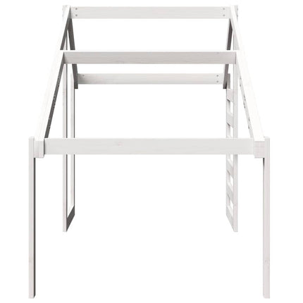 stel til husseng 198x97x113 cm massivt fyrretræ hvid
