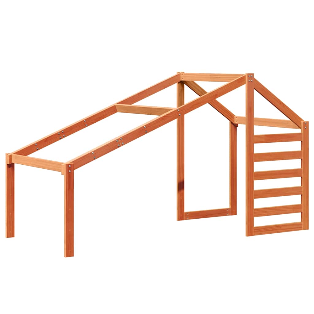 stel til husseng 198x97x113 cm massivt fyrretræ gyldenbrun