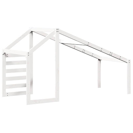 stel til husseng 188x97x113 cm massivt fyrretræ hvid