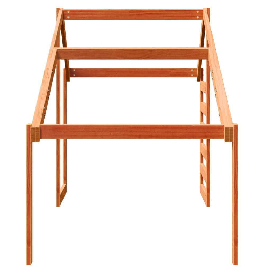 stel til husseng 188x82x113 cm massivt fyrretræ gyldenbrun