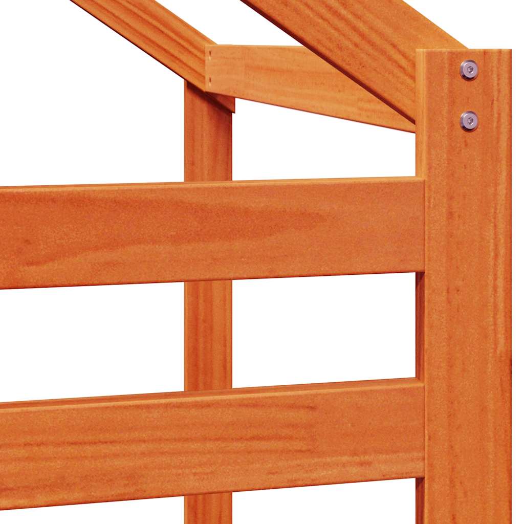 stel til husseng 188x82x113 cm massivt fyrretræ gyldenbrun