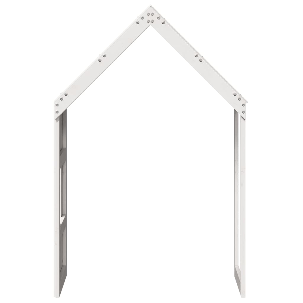 stel til husseng 60x89x134,5 cm massivt fyrretræ hvid