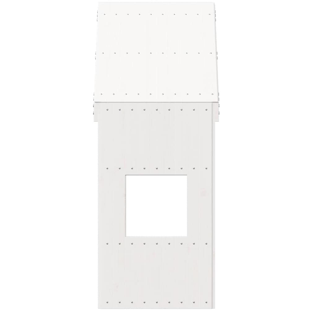 stel til husseng 55x84x132 cm massivt fyrretræ hvid