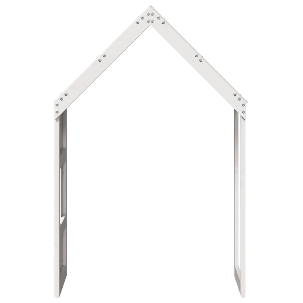 stel til husseng 55x84x132 cm massivt fyrretræ hvid