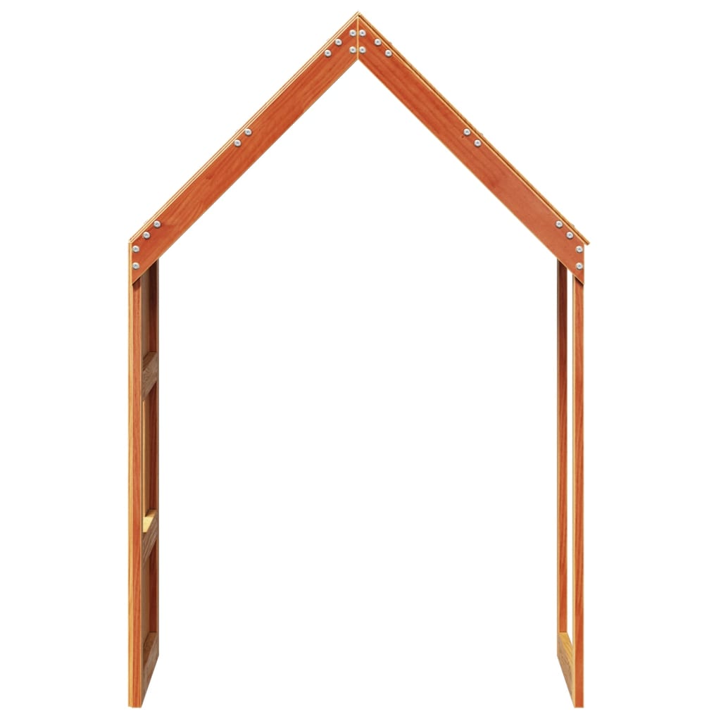 stel til husseng 55x84x132 cm massivt fyrretræ gyldenbrun