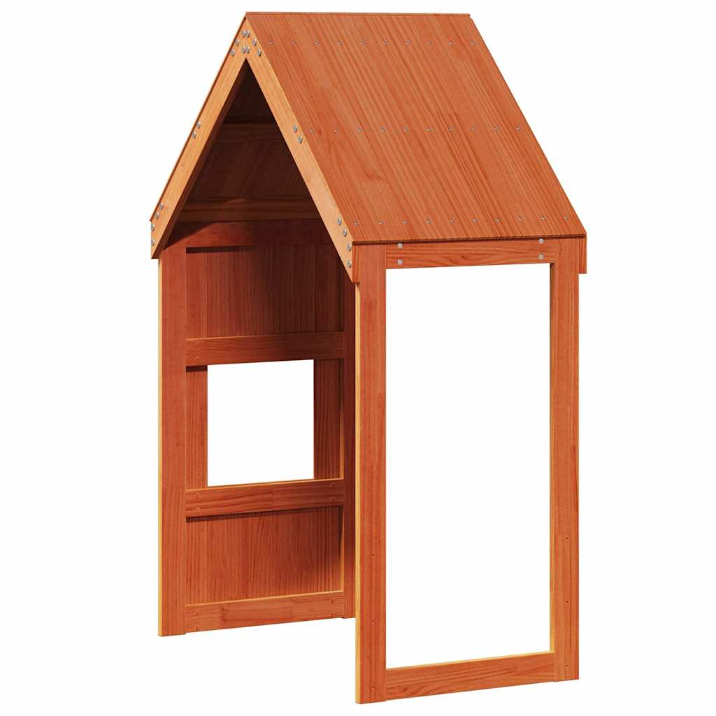 stel til husseng 55x84x132 cm massivt fyrretræ gyldenbrun