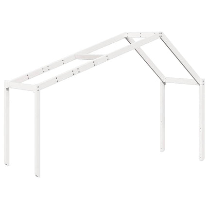 stel til husseng 213x95,5x144,5 cm massivt fyrretræ hvid