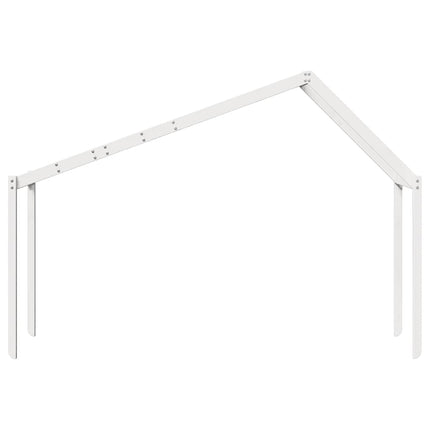 stel til husseng 213x95,5x144,5 cm massivt fyrretræ hvid