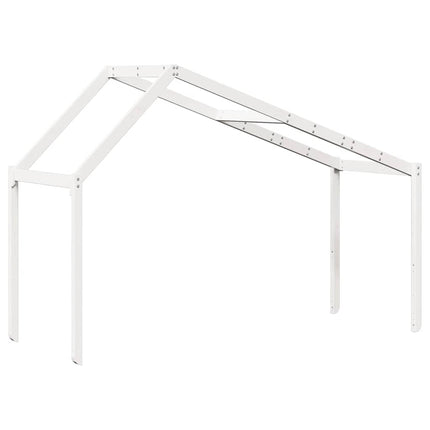 stel til husseng 213x95,5x144,5 cm massivt fyrretræ hvid