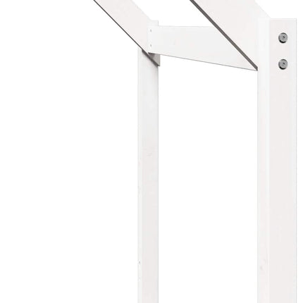 stel til husseng 213x85,5x144,5 cm massivt fyrretræ hvid