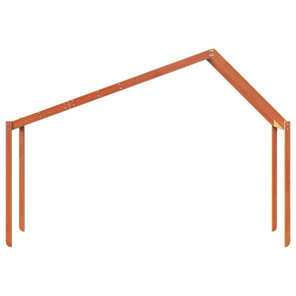 stel til husseng 203x95,5x142 cm massivt fyrretræ gyldenbrun