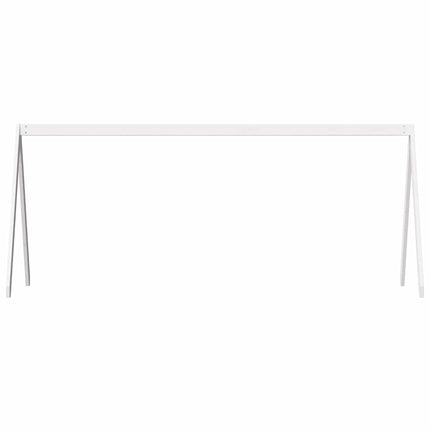 stel til husseng 209x95,5x88 cm massivt fyrretræ hvid