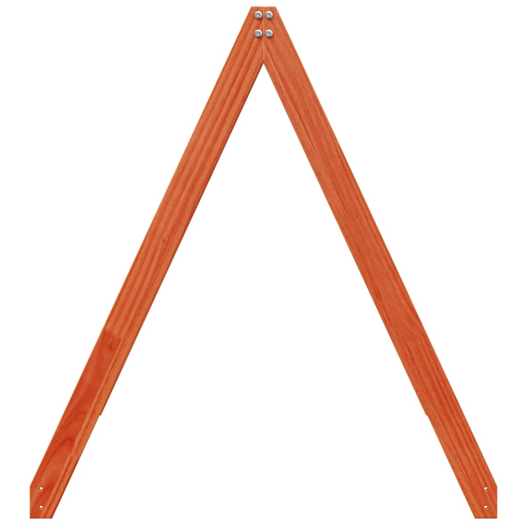 stel til husseng 203x85,5x88 cm massivt fyrretræ gyldenbrun