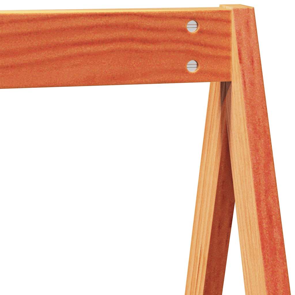 stel til husseng 203x85,5x88 cm massivt fyrretræ gyldenbrun