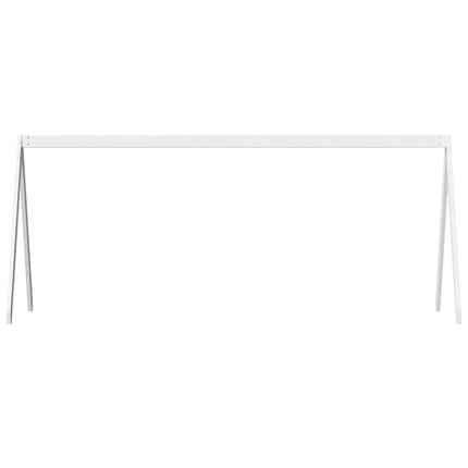stel til husseng 199x95,5x88 cm massivt fyrretræ hvid