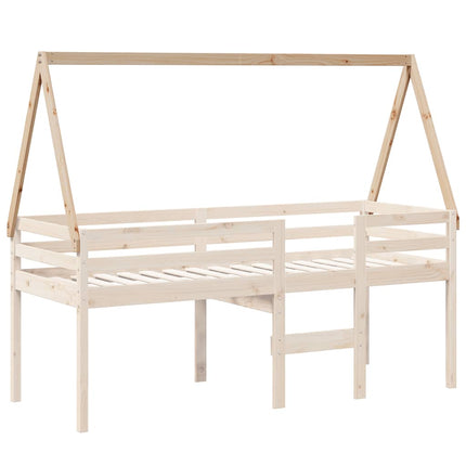 stel til husseng 199x80,5x88 cm massivt fyrretræ