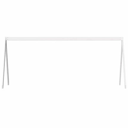 stel til husseng 199x80,5x88 cm massivt fyrretræ hvid