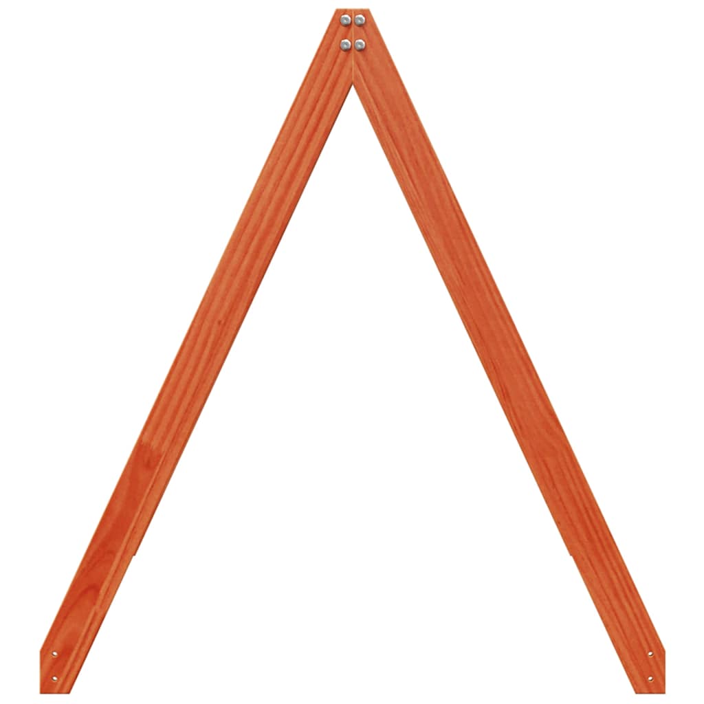 stel til husseng 199x80,5x88 cm massivt fyrretræ gyldenbrun