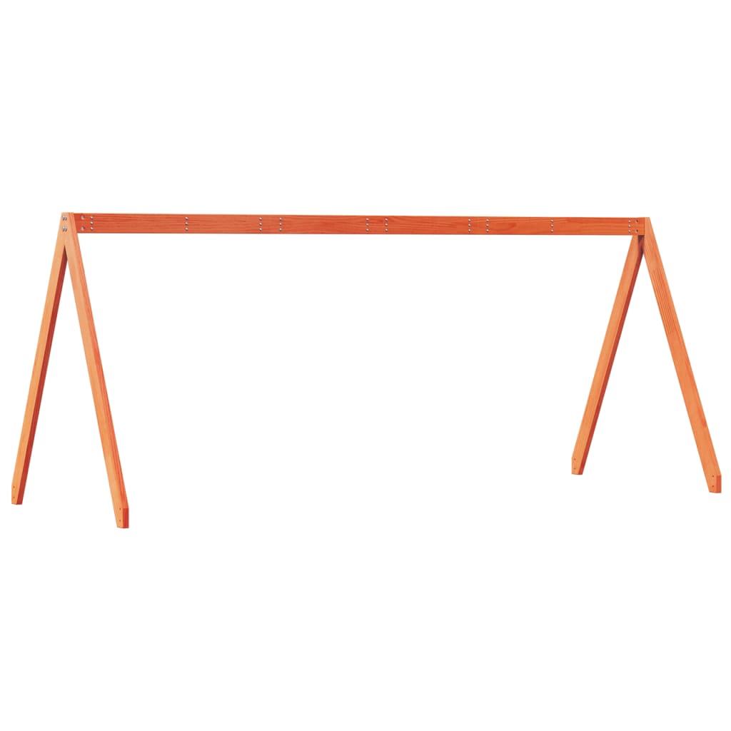 stel til husseng 199x80,5x88 cm massivt fyrretræ gyldenbrun