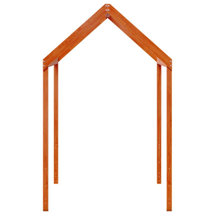 stel til husseng 217x95,5x159 cm massivt fyrretræ gyldenbrun