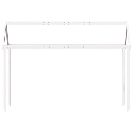 stel til husseng 217x85,5x154 cm massivt fyrretræ hvid