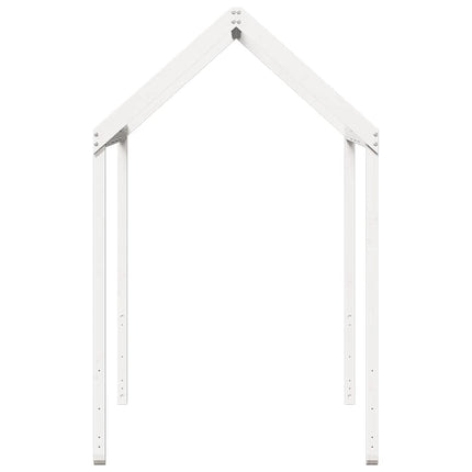 stel til husseng 217x85,5x154 cm massivt fyrretræ hvid