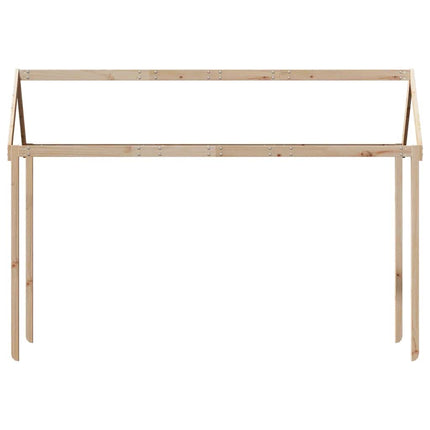 stel til husseng 207x80,5x151,5 cm massivt fyrretræ