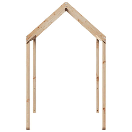 stel til husseng 207x80,5x151,5 cm massivt fyrretræ