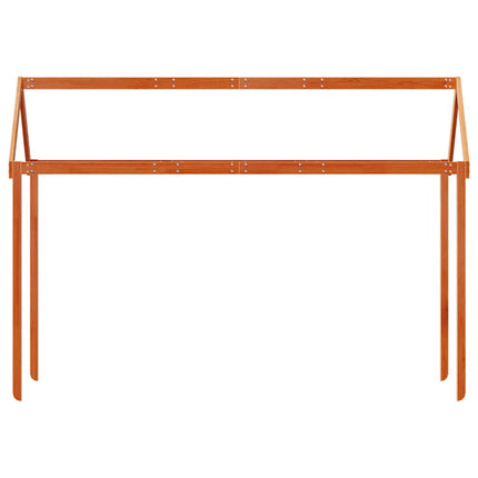 stel til husseng 207x80,5x151,5 cm massivt fyrretræ gyldenbrun
