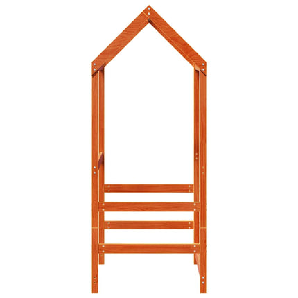 stel til husseng 118x70x176,5 cm massivt fyrretræ gyldenbrun