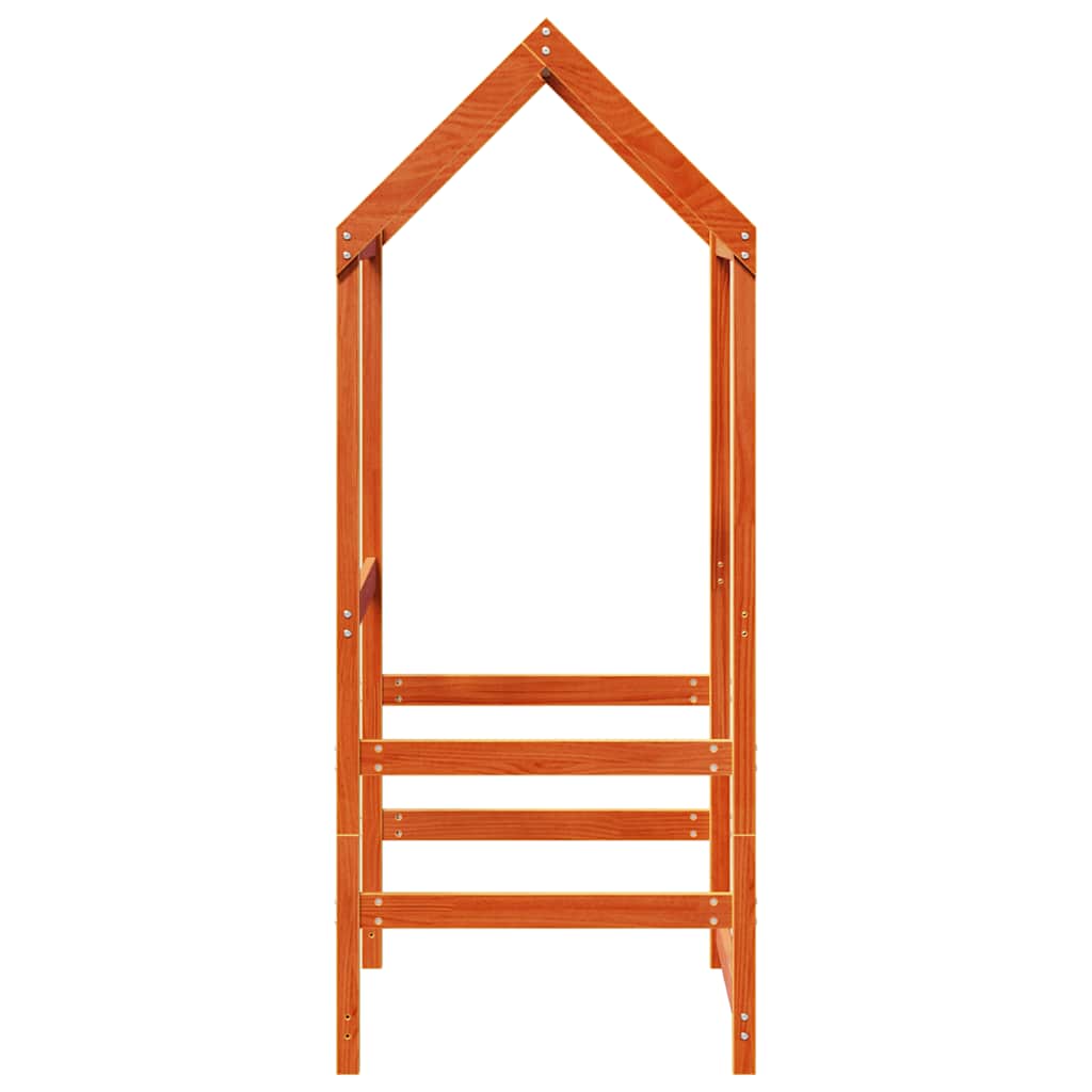 stel til husseng 118x70x176,5 cm massivt fyrretræ gyldenbrun