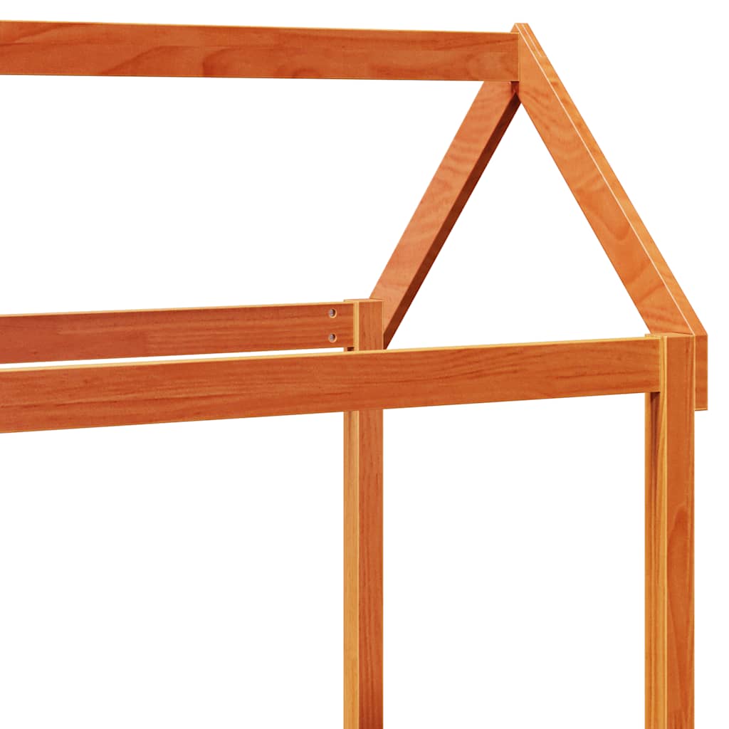 stel til husseng 118x70x176,5 cm massivt fyrretræ gyldenbrun