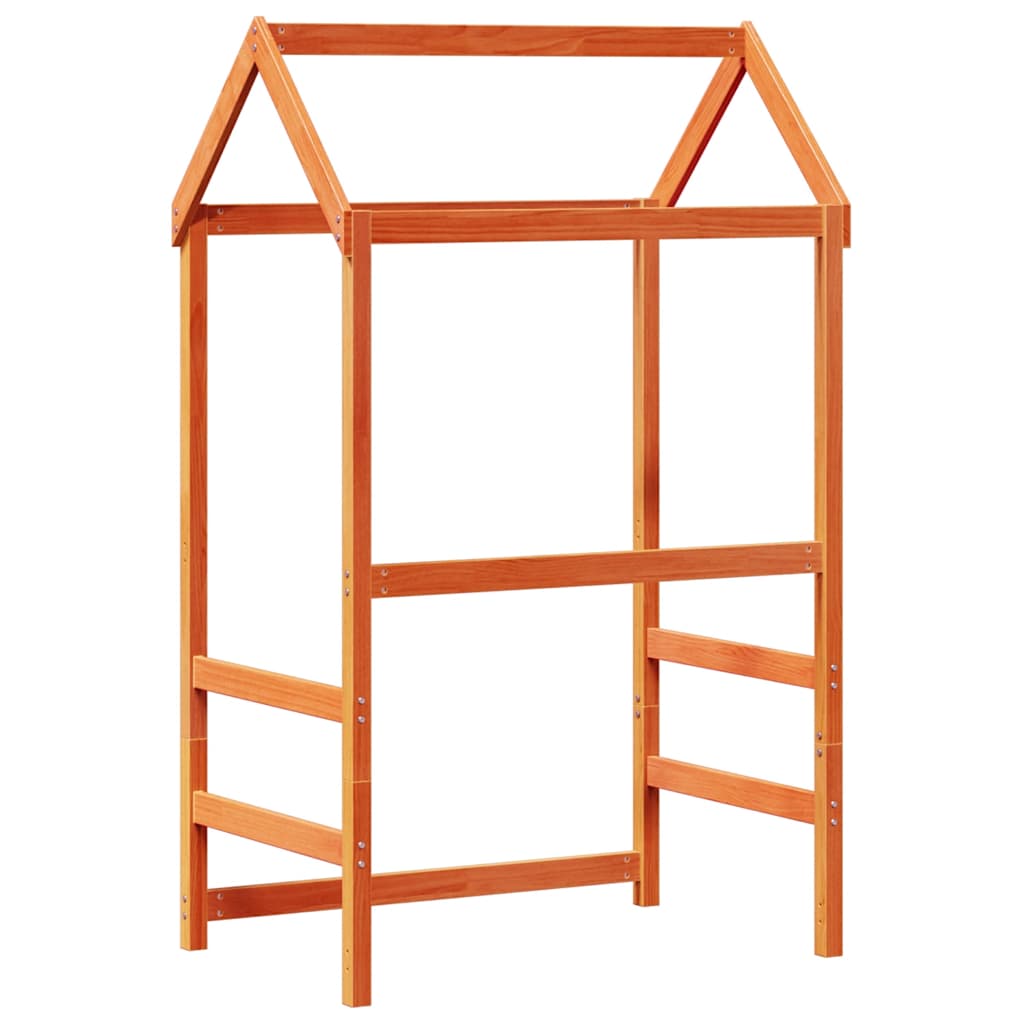 stel til husseng 98x70x176,5 cm massivt fyrretræ gyldenbrun