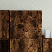 vægskab 45x42,5x40 cm konstrueret træ røget egetræsfarve