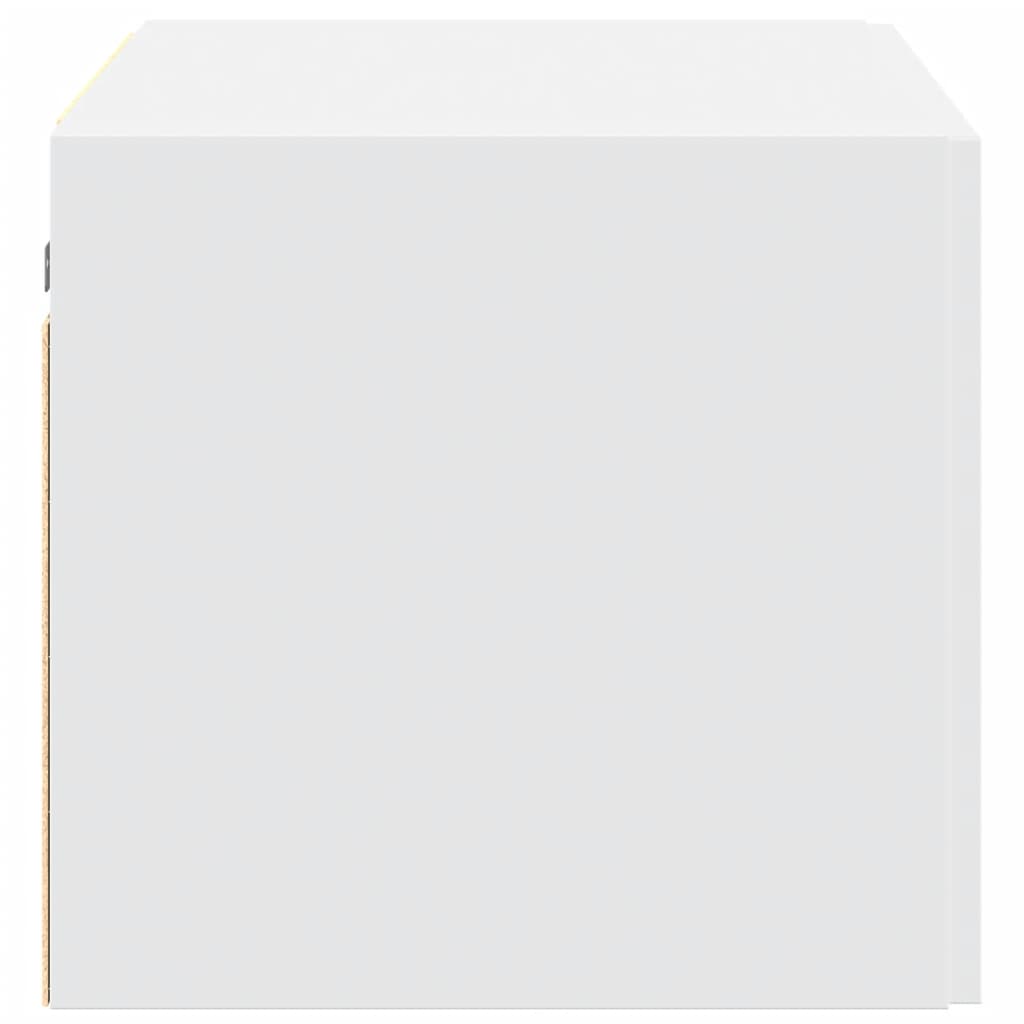 vægskab 70x42,5x40 cm konstrueret træ hvid