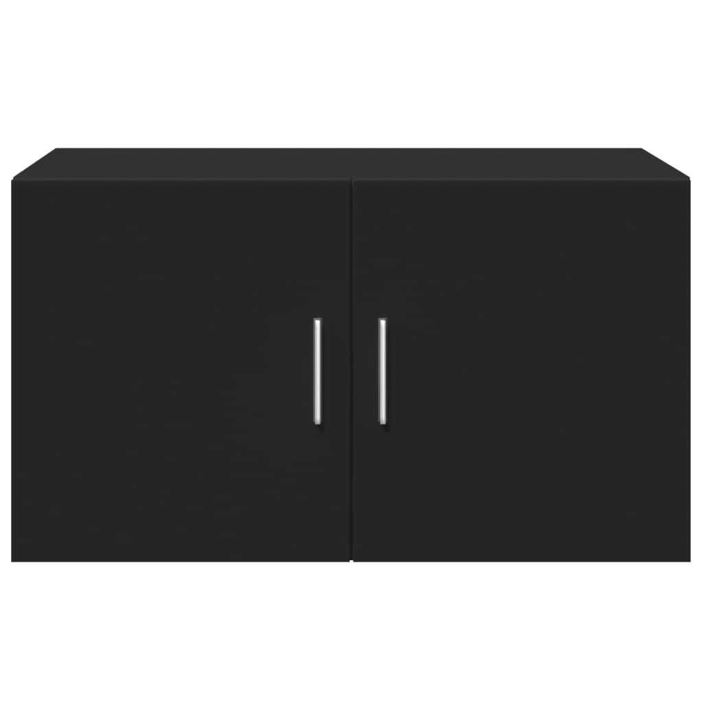 vægskab 70x42,5x40 cm konstrueret træ sort
