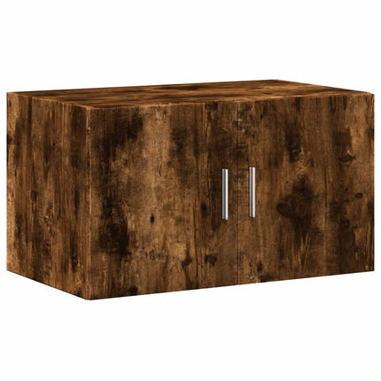vægskab 70x42,5x49 cm konstrueret træ røget egetræsfarve