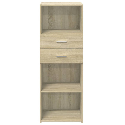højskab 45x42,5x124 cm konstrueret træ sonoma-eg