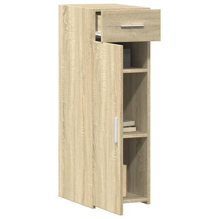 reol 30x42,5x93 cm konstrueret træ sonoma-eg
