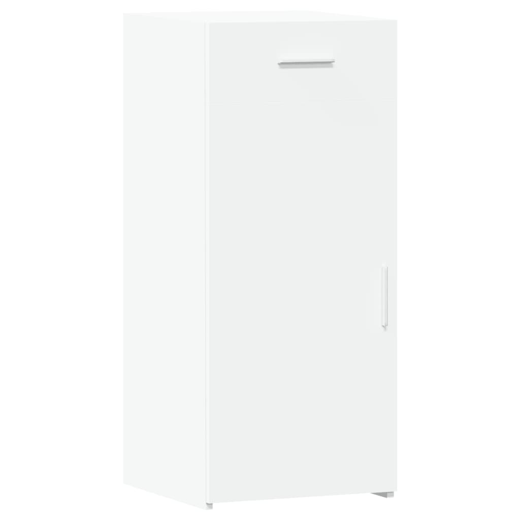 skænk 40x42,5x93 cm konstrueret træ hvid