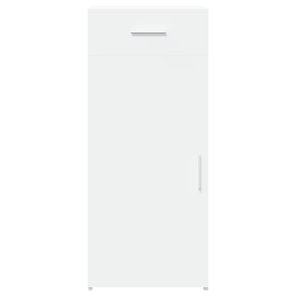 skænk 40x42,5x93 cm konstrueret træ hvid