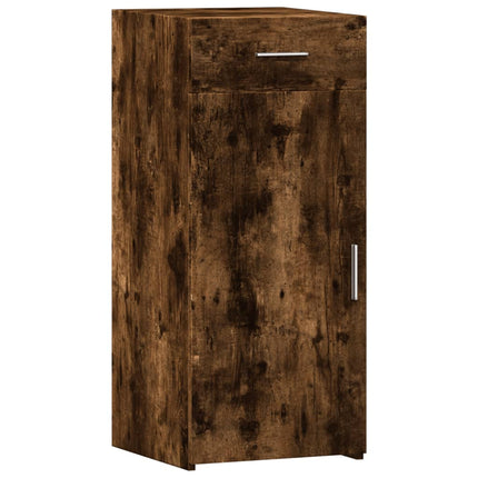 skab 40x42,5x93 cm konstrueret træ røget egetræsfarve