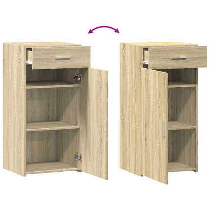 skab 45x42,5x93 cm konstrueret træ sonoma-eg